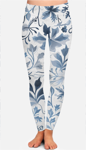 Winter Wonderland 8 Printed Fitness Leggings for Women