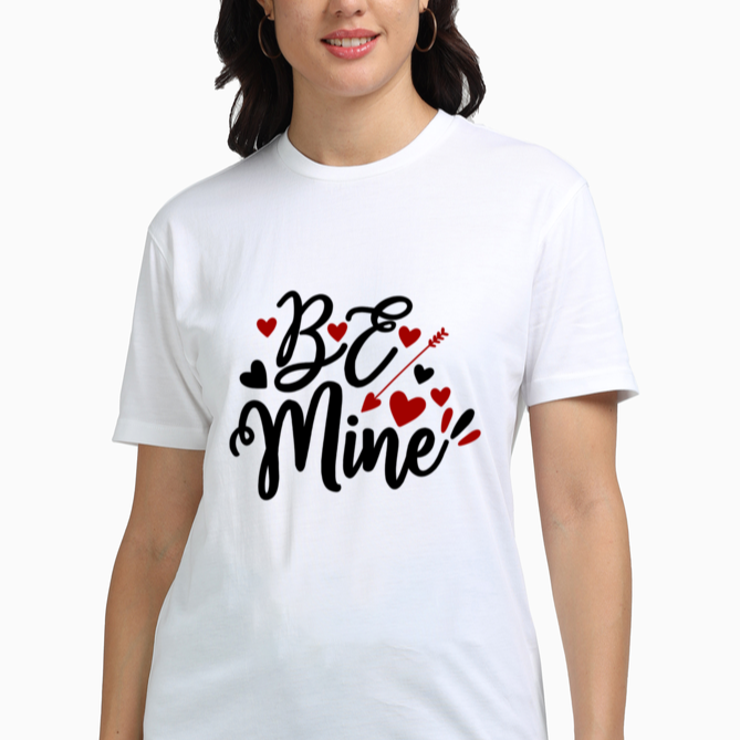 Be Mine Love theme Unisex Supima T-Shirts Valentine special