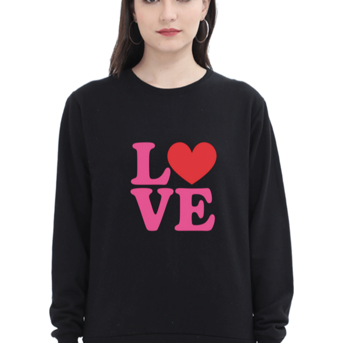 Love Unisex Sweatshirt DTF printed