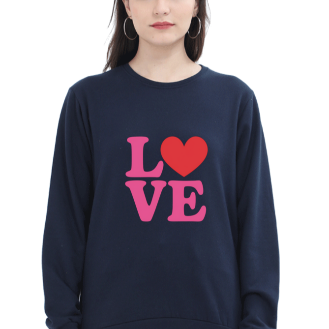 Love Unisex Sweatshirt DTF printed